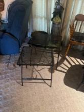 2- matching metal table/ plant stands
