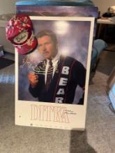 Signed Bears Ditka poster