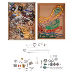 Gold, Sterling Silver and Costume Jewelry Assortment