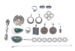 Gold, Sterling Silver and Costume Jewelry Assortment