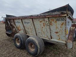 KNIGHT 8030 PRO-TWIN T/A SIDE SLINGER MANURE SPREADER