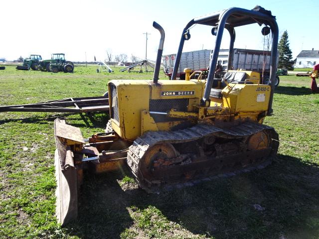 JD 450C CRAWLER DOZER W/ BACKHOE ATTACHMENT