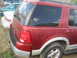 2001 Ford Explorer, s/n 1FM2U63E32ZA08481