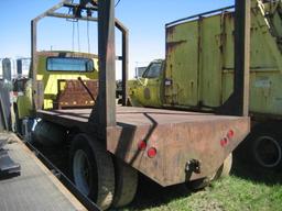 1988 Ford L9000 Boom Truck, s/n 1FTYR90LXJVA45281: Cummins Eng., 10-sp.