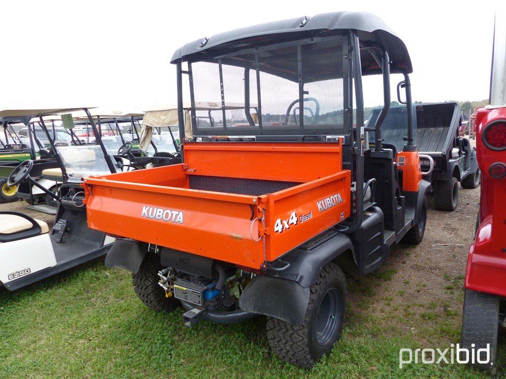 2015 Kubota RTV1140 4WD Utility Vehicle, s/n A5KD1HDAHFG036503 (No Title -