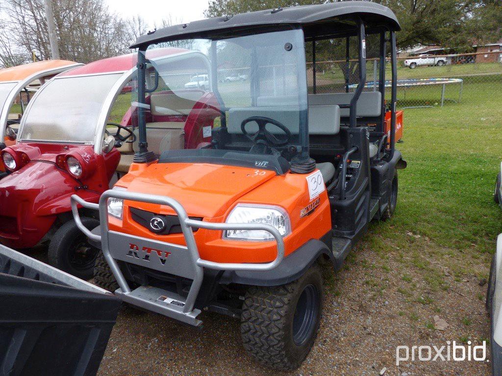 2015 Kubota RTV1140 4WD Utility Vehicle, s/n A5KD1HDAHFG036503 (No Title -