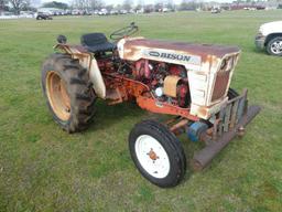 Satoh Bison S650G Tractor, s/n Not Found: 25hp Gas Eng., 2wd, Meter Shows 1