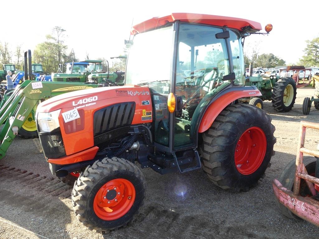 2021 Kubota L4060D HST Limited Edition MFWD Tractor, s/n KBUL5BHCPM8D48435: