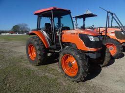 Kubota M8540D MFWD Tractor, s/n 53228: Encl. Cab, Hyd. Shuttle, 3PH, PTO, H