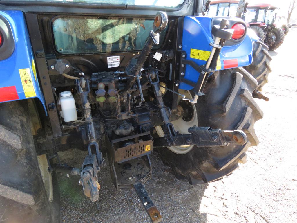 2022 New Holland Workmaster 75 MFWD Tractor, s/n LNAX01693: Encl. Cab, NH 5