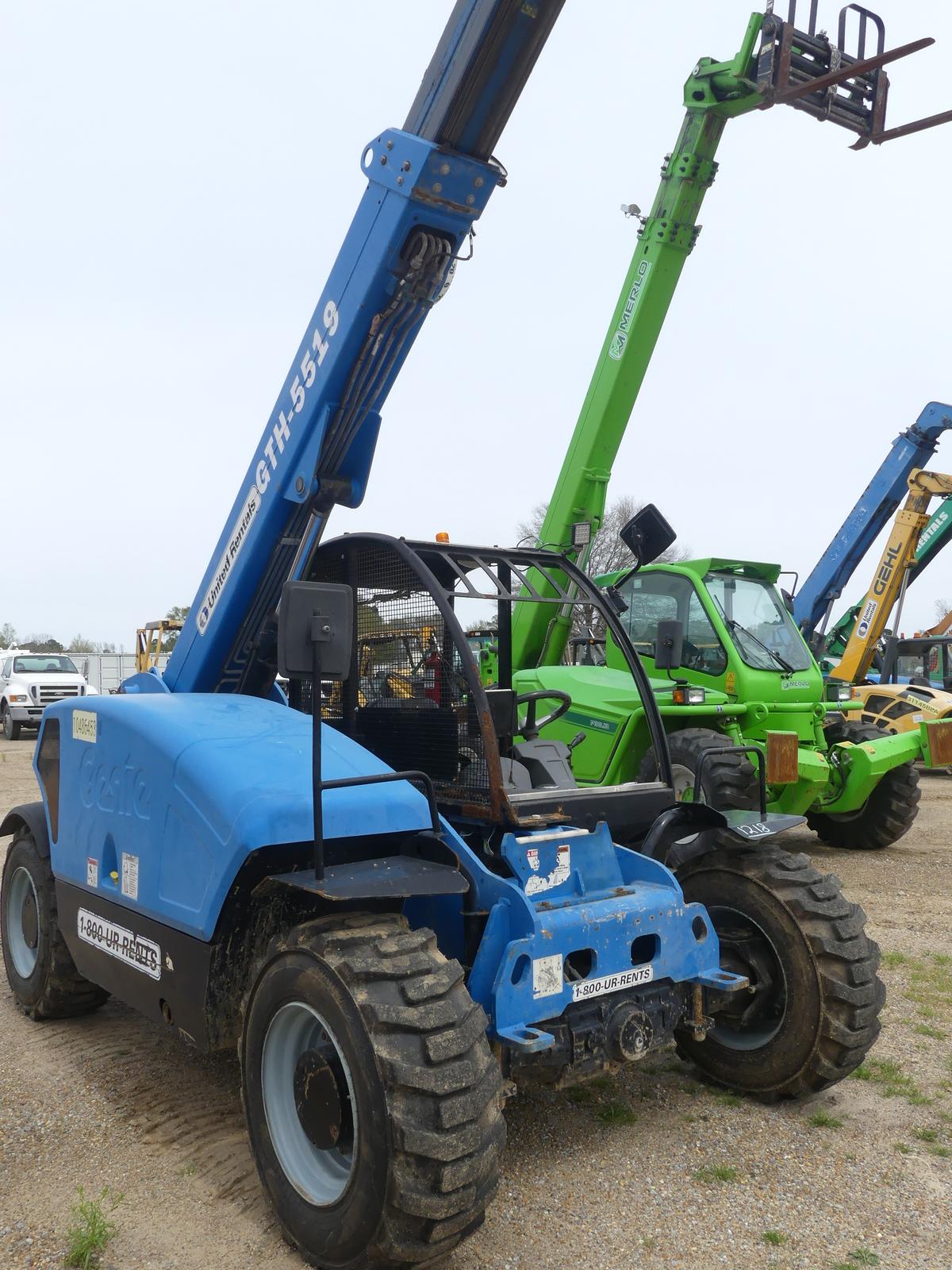 2016 Genie GTH-5519 Telescopic Forklift, s/n GTH5516M-5076: 5000 lb. Cap.,