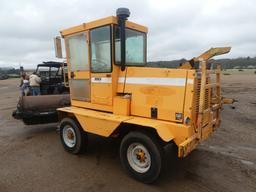 Rosco 4860 Sweeper, s/n 47421: Encl. Cab, Cat Eng.