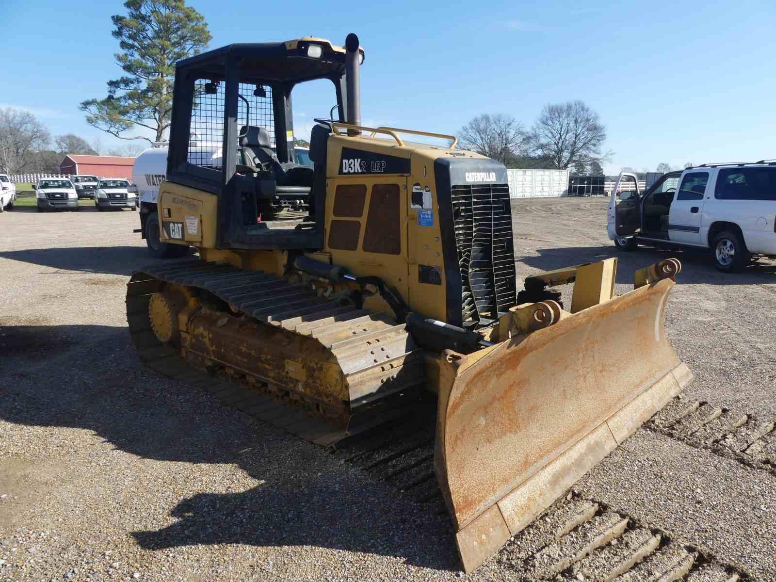 2012 Cat D3K2 Dozer, s/n KLL00203: Canopy, Rear Screen, 6-way Blade, Meter