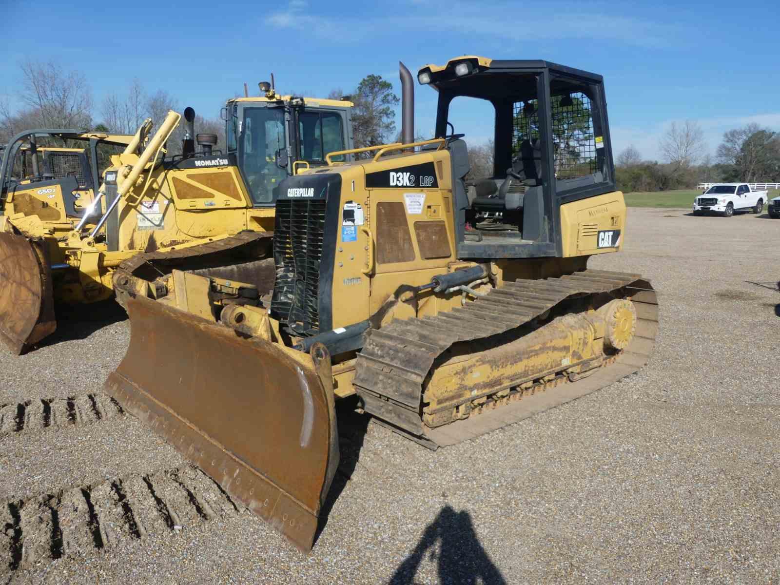 2012 Cat D3K2 Dozer, s/n KLL00203: Canopy, Rear Screen, 6-way Blade, Meter