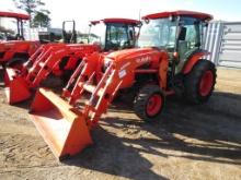 2016 Kubota L5460 MFWD Tractor, s/n 40554: Encl. Cab, LA1055 Loader w/ Bkt.