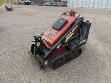 2007 Ditchwitch SK350 Mini Skid Steer, s/n 0000784: Stand On, Rubber Tracks