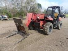 1996 Manitou MVT1130L Telescopic Forklift, s/n 114176: Canopy, 1-stage Mast