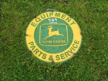 John Deere Parts & Service Sign