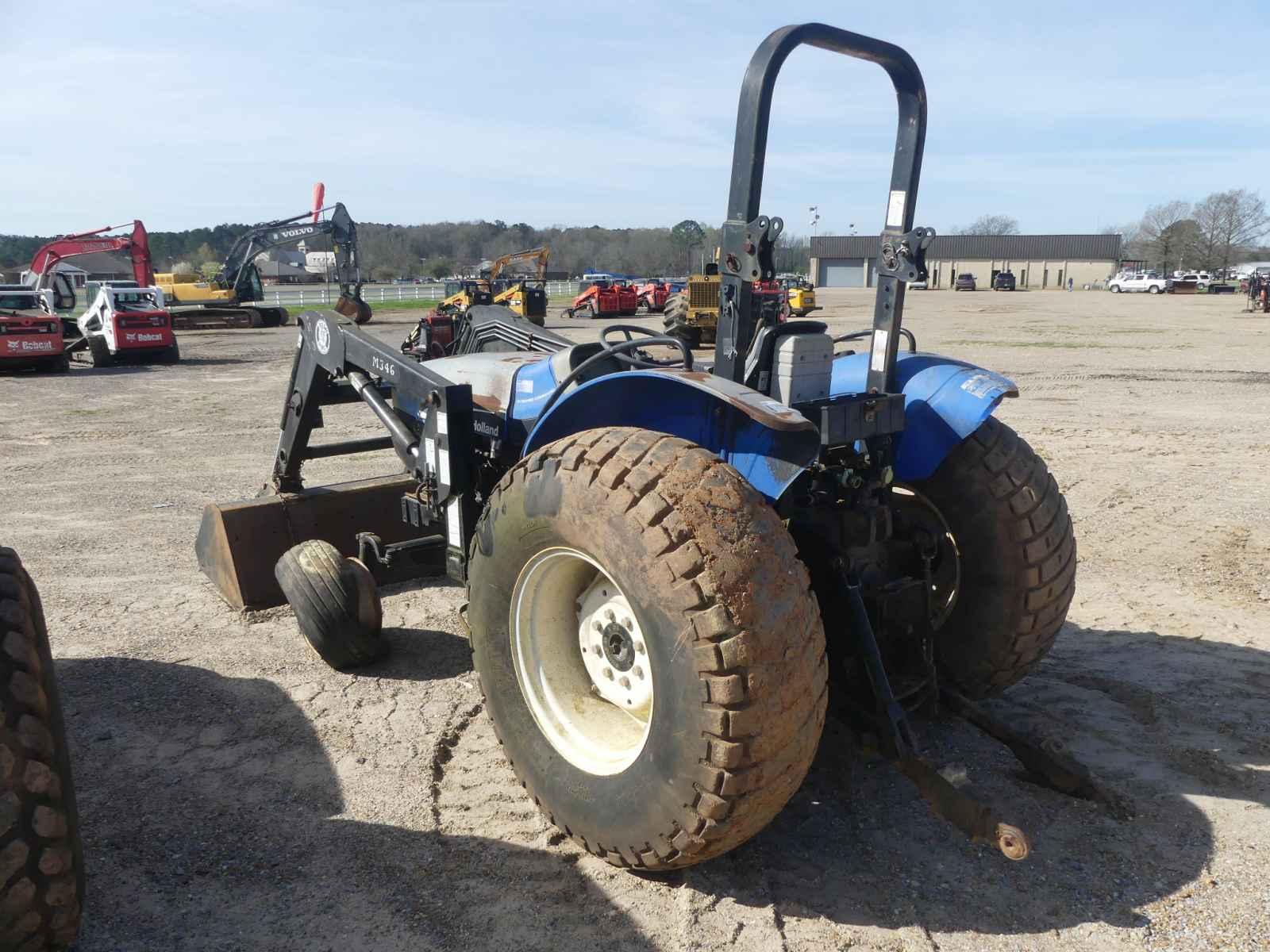 New Holland TN65 Tractor, s/n 001303784 (Salvage): 2wd, Loader w/ Bkt.