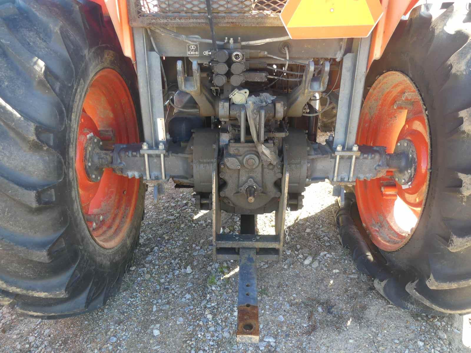 2013 Kubota M108S Tractor, s/n 73535 (Salvage): Sweeps