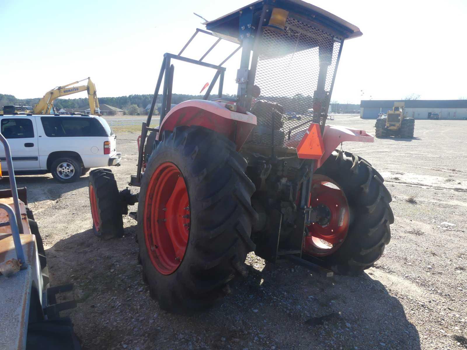 2013 Kubota M108S Tractor, s/n 73535 (Salvage): Sweeps