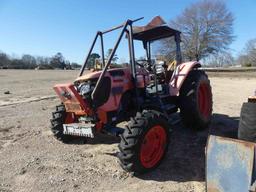 2013 Kubota M108S Tractor, s/n 73535 (Salvage): Sweeps