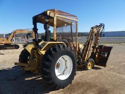 Ford 6635 MFWD Tractor, s/n 001111883 (Salvage): w/ Tiger Side Boom Mower,