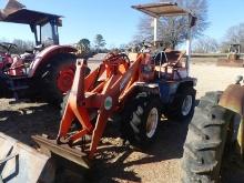 Kubota R510 Rubber-tired Loader, s/n 20607 (Salvage): Canopy, Quick Attach