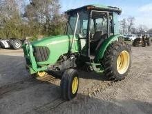 John Deere 5225 Tractor, s/n LV5225T422205 (Salvage): 2wd, Encl. Cab, Sync