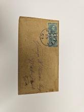 CIVIL WAR ERA ENVELOPE ADDRESSED TO 'GEORGE H. WINSTON ESQ. - GRIFFIN GA'