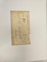 CIVIL WAR ERA ENVELOPE ADDRESSED TO 'HON. HOWELL COBB - RICHMOND VIRGINIA'