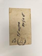 CIVIL WAR ERA ENVELOPE ADDRESSED TO 'MR W L SINK' STAMPED 'FAYETTEVILLE MAY