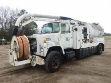 1988 Ford L8000 Vacuum Truck, s/n 1FDYR82A0JVA51317: S/A, Auto, 77K mi.