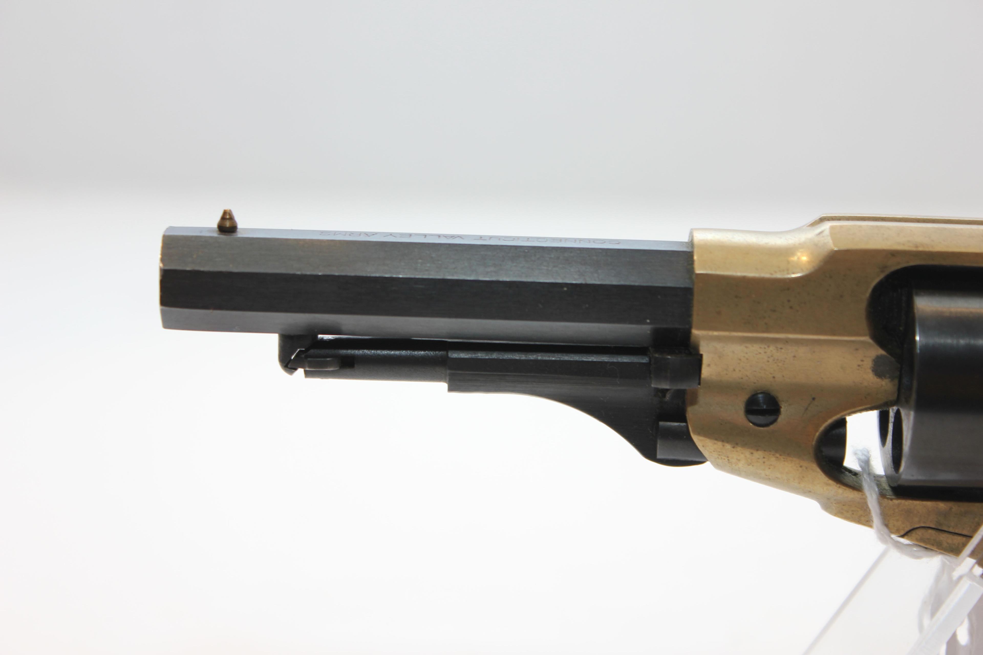 CVA .36 Cal. Muzzle-Loading 5-Shot Single Action Revolver w/3-1/2" Octagon BBL and Brass Frame and H