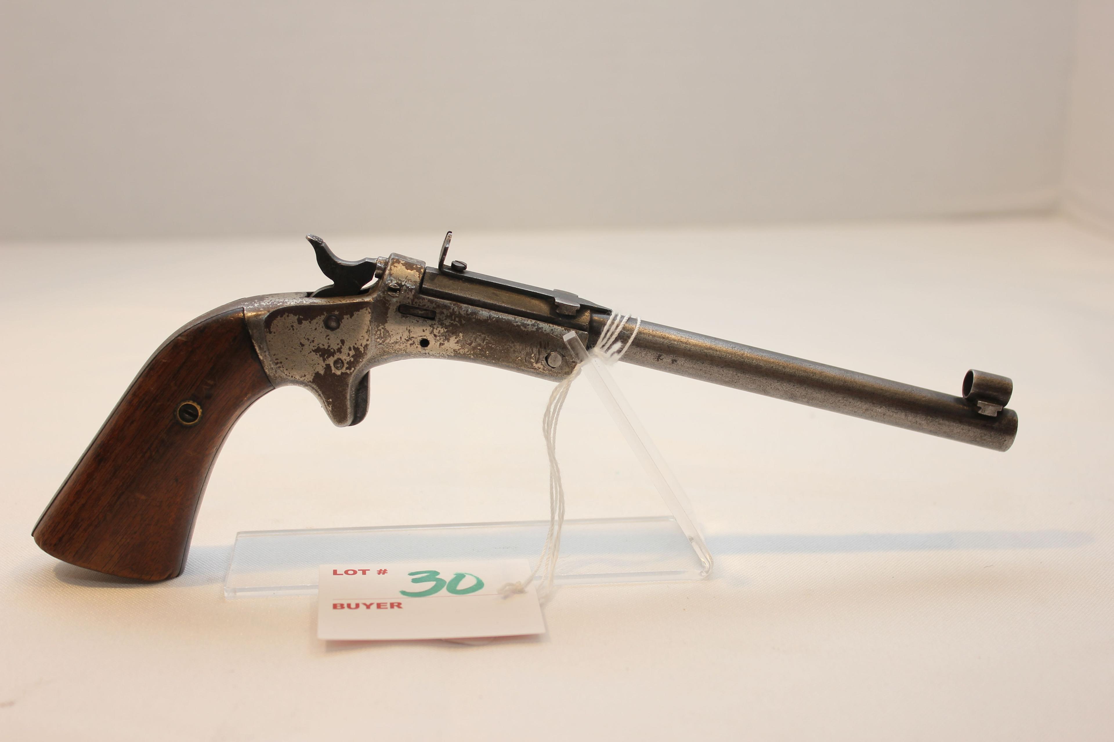 Stevens .22 LR Single Shot Break Open Single Action Pistol w/6: BBL; SN N/A