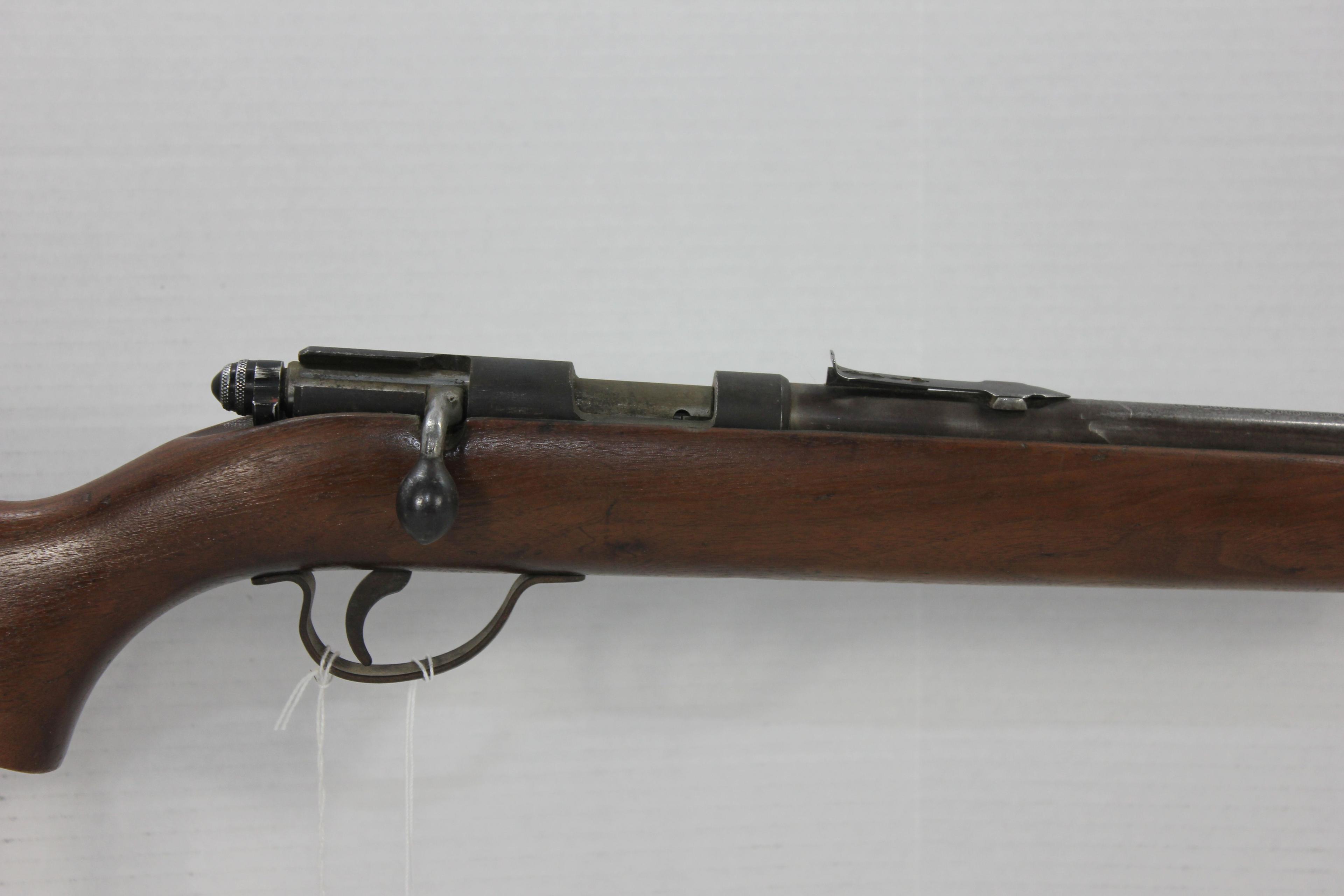 Custom-Made .22 S/L/LR Single Shot Bolt Action Rifle Barreled w/Remington Model 33 22-3/4" BBL; SN N