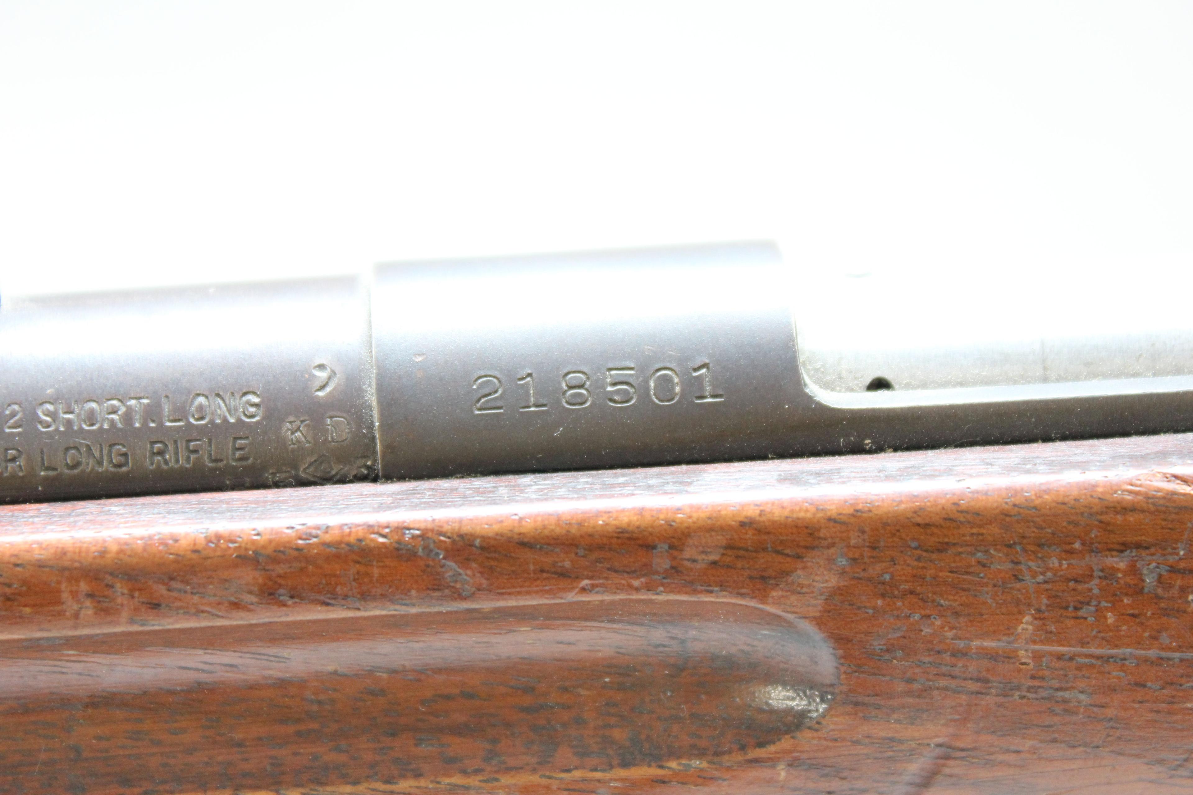 Remington Model 33 .22 S/L/LR Single Shot Bolt Action Rifle; SN 218501