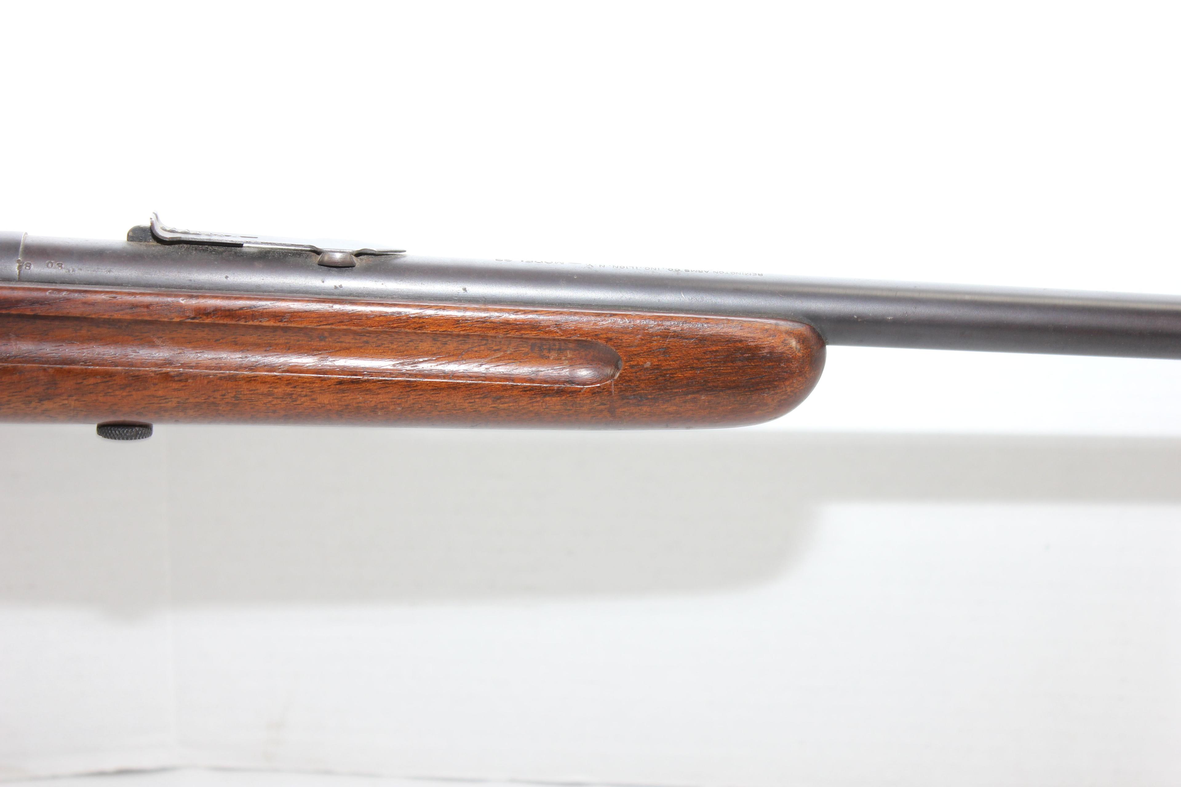 Remington Model 33 .22 S/L/LR Single Shot Bolt Action Rifle; SN 218501