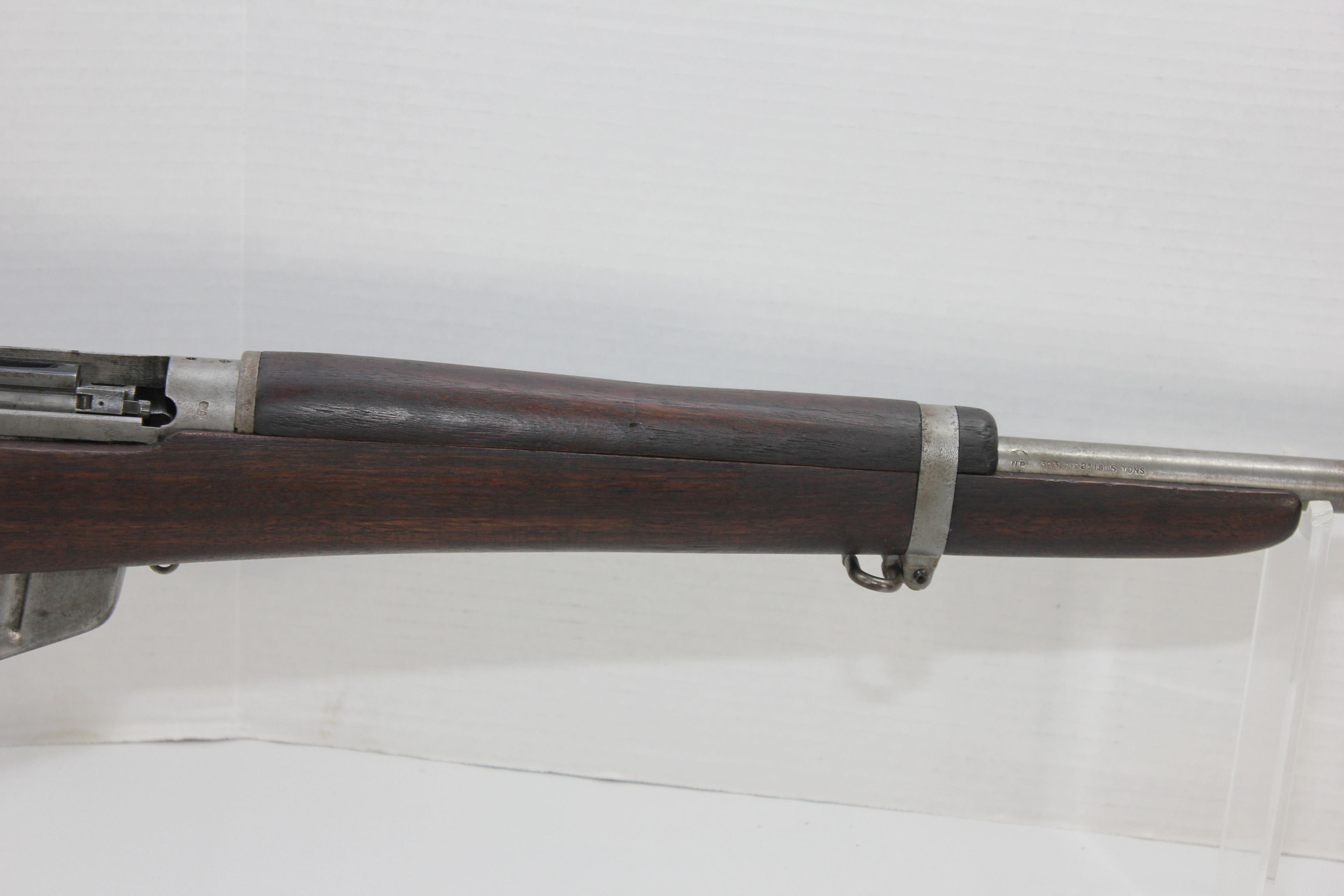 Enfield No. 5 MK I .303 British Cal. Jungle Carbine w/20-1/2" BBL, Flash Hider, and Bayonet Lug; Dat