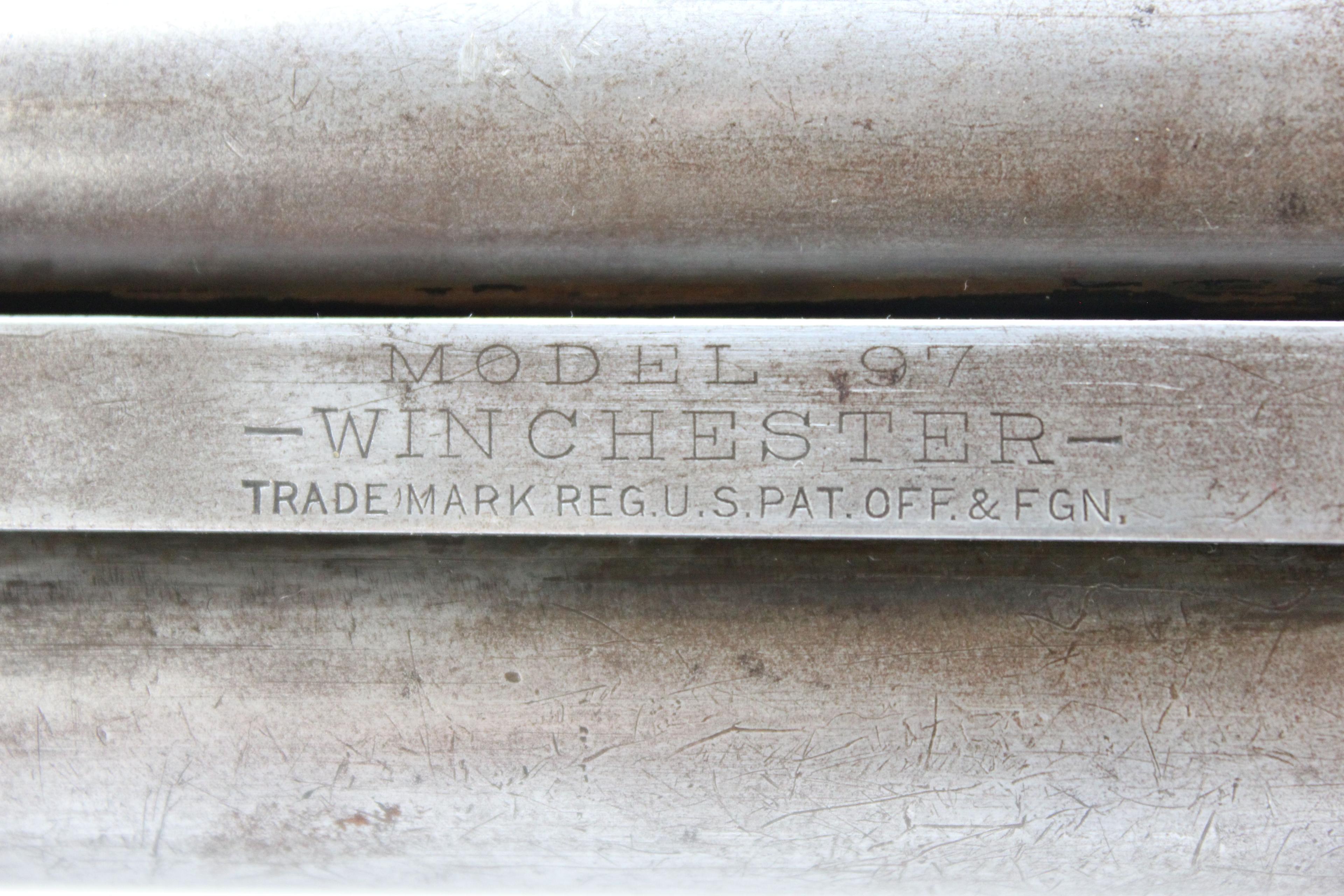 Winchester Model 97 12 Ga. 2-3/4" Cham. Full Choke Pump Action Shotgun w/27-1/2" BBL; SN E749056