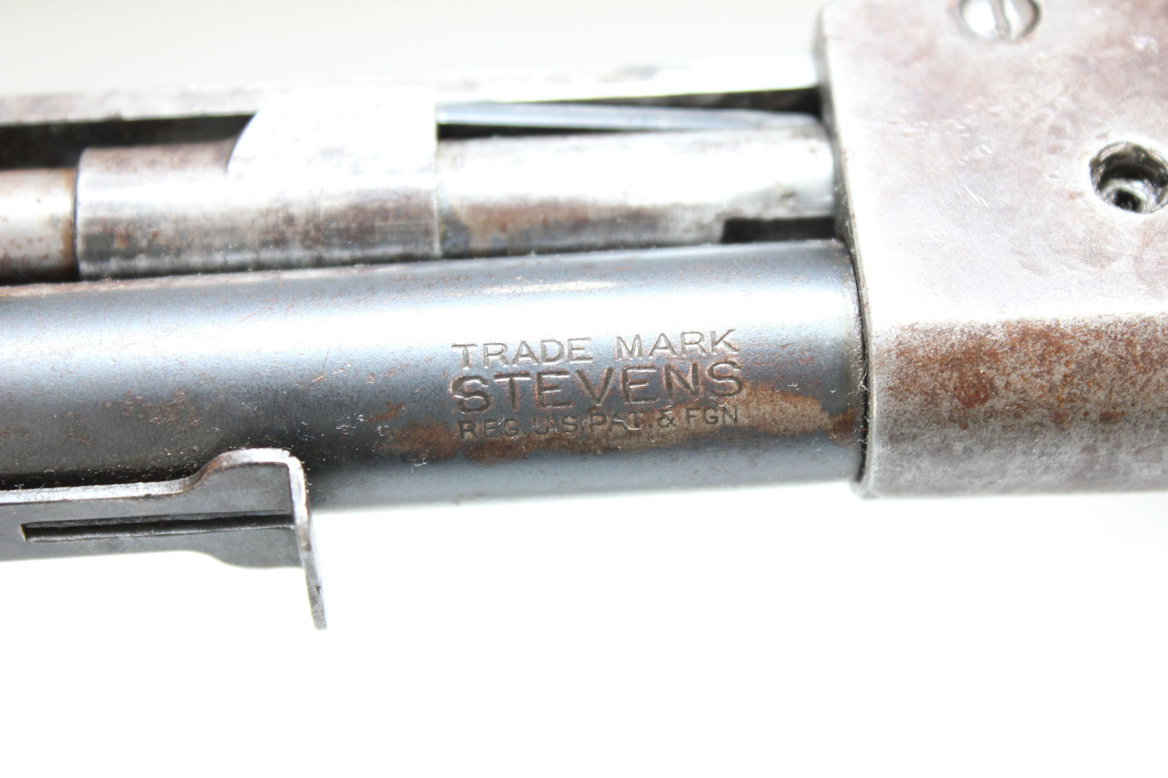 Stevens Visible Loader .22 S/L/LR Tube Fed Pump Action Rifle; SN OR900