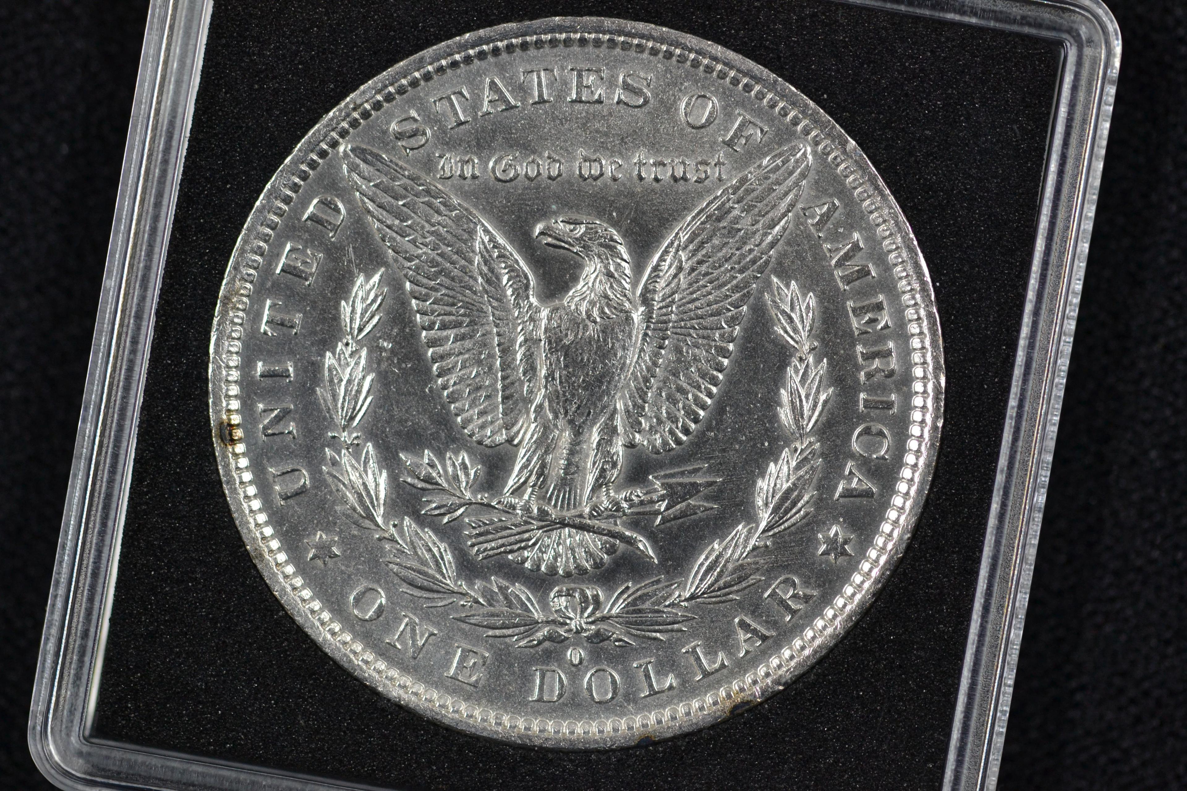 1882-O Morgan Silver Dollar; BU