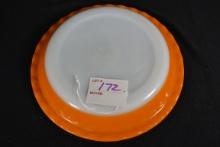 AGEE Pyrex 9" Fluted Orange Pie Plate from Australia