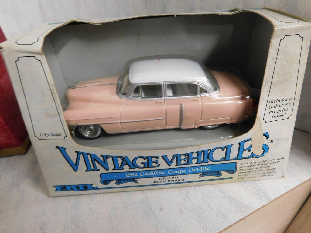 Collector Vehicles: Ertl 1952 Cadillac Coupe (boxed); 1995 Edition Die-cast