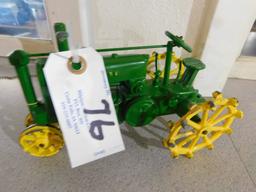 John Deere Gp Tractor Steel Wheel Scale Model.