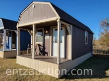 LOFTED BARN CABIN, 12' X 24', FULLY INSULATED,