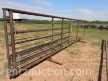 5' X 24' FREESTANDING PANEL W/ 12' GATE,