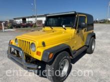 2004 JEEP WRANGLER, 4X4, GAS, 4.0L ENGINE, AUTO,