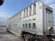 1988 BARRETT CATTLE POT, 50' X 102", ALUM.,