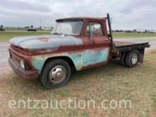 1966 CHEVY C30 TRUCK, 350 ENGINE, 4 SPEED TRANS.,